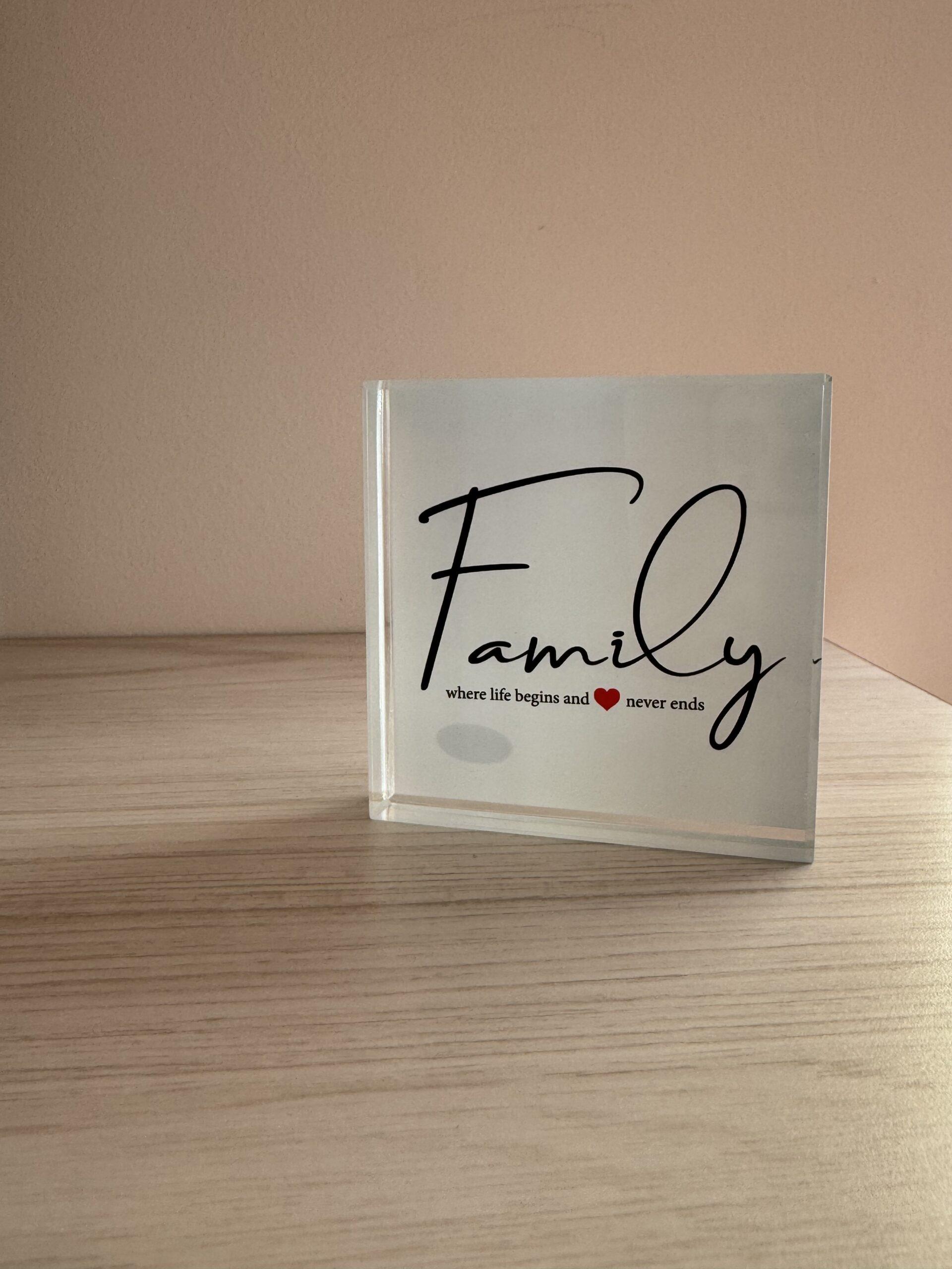 Crystal Block - Family