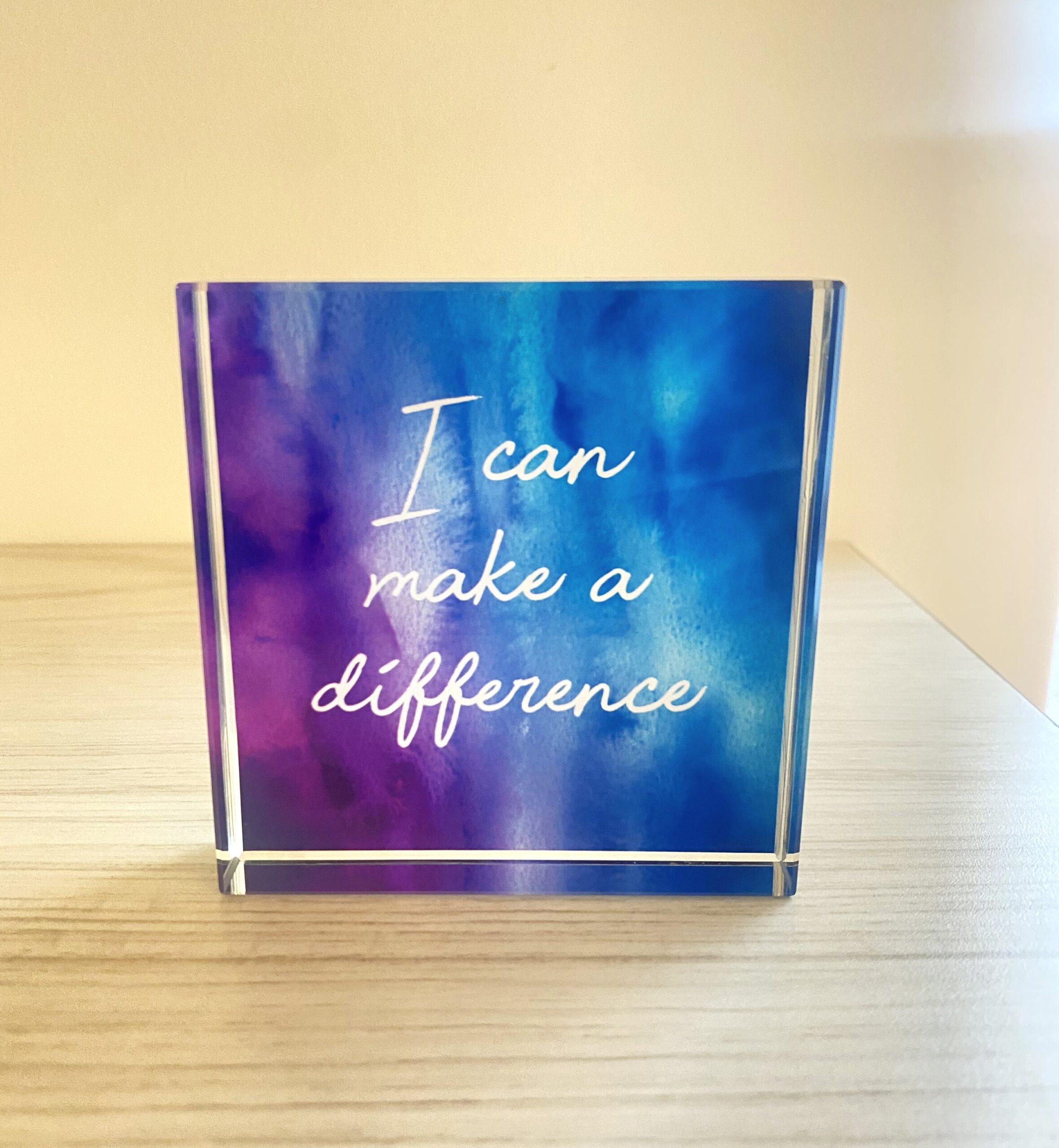 Crystal Block - Make a Difference